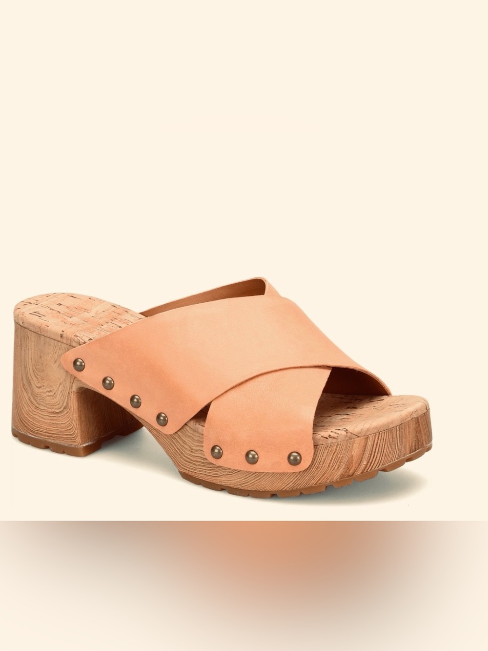 KORK EASE Tatum Slide Sandal in Orange Melon size 7
